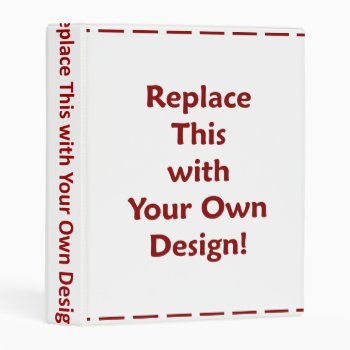 Diy Create Your Own Custom Personalized Template Mini Binder by FunnyTShirtsAndMore at Zazzle