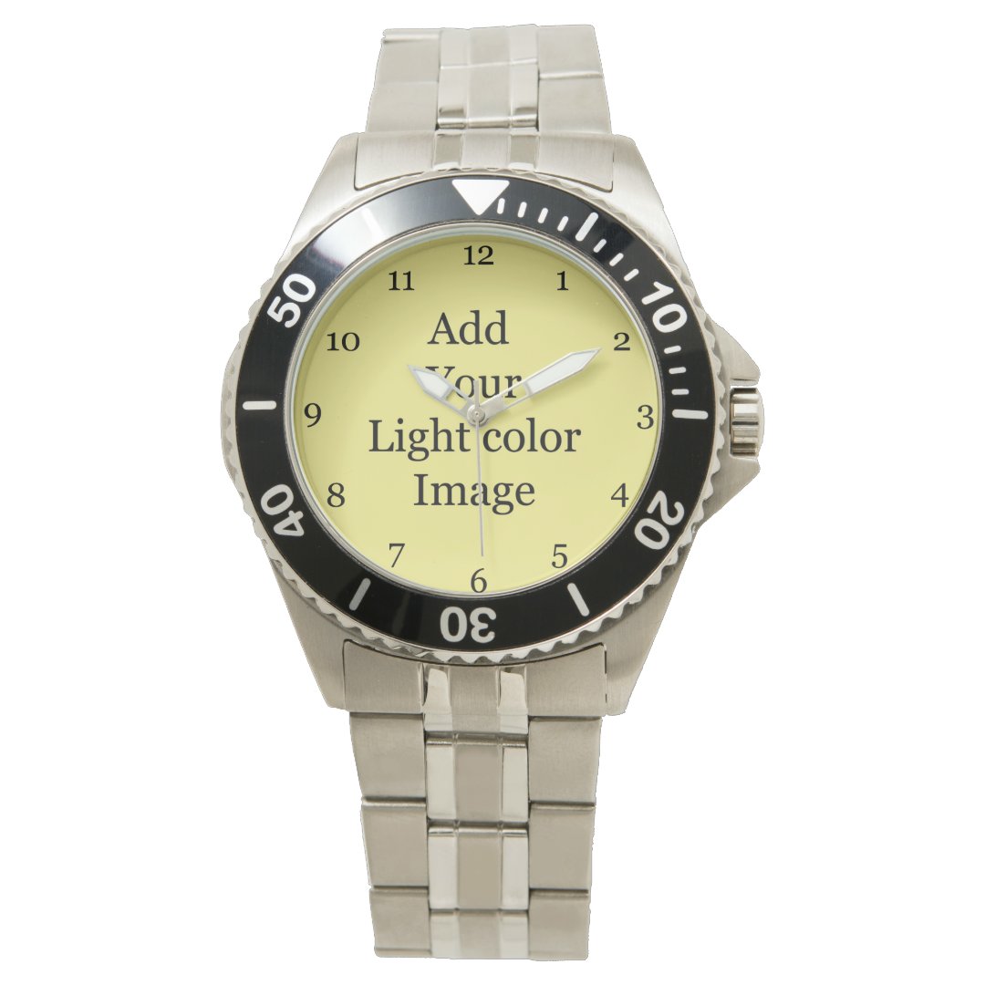 DIY, create your own customize, personal watch. Wristwatch Zazzle