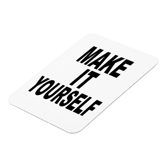 DIY Create Your Own Flexible Fridge Magnet (Left Side)