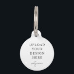 DIY Create Your Own Pet ID Tag<br><div class="desc">Customize your design in Templett. After you are done editing,  download your file in a JPG format (don't forget to turn on the bleed option). Upload your design here by clicking on the blue "Personalize" button.</div>