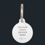 DIY Create Your Own Pet ID Tag<br><div class="desc">Customize your design in Templett. After you are done editing,  download your file in a JPG format (don't forget to turn on the bleed option). Upload your design here by clicking on the blue "Personalize" button.</div>