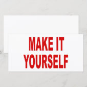DIY Create Your Own Photo Card (Front/Back)