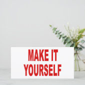 DIY Create Your Own Photo Card (Standing Front)
