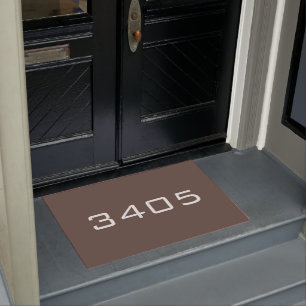 DIY CUSTOM ADDRESS NUMBER and color Doormat