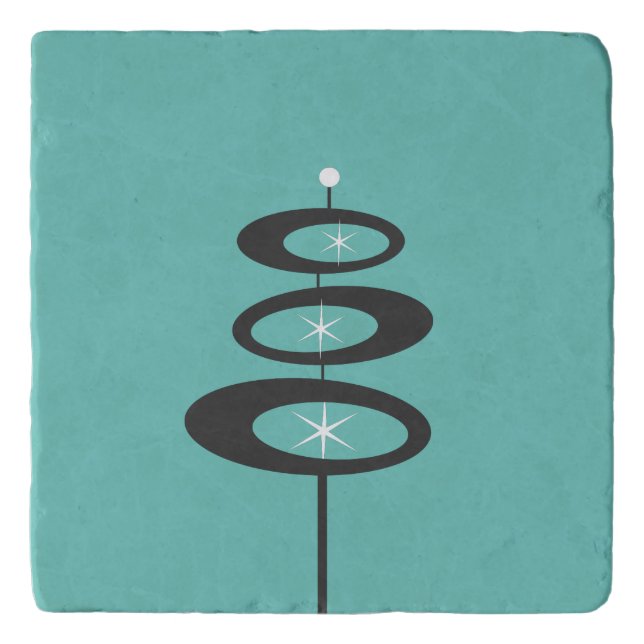 DIY - CUSTOM COLOR - Mid Century Modern Trivet (Front)