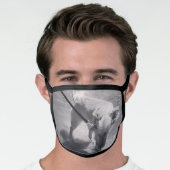 DIY custom dog photo face mask (Worn Him)