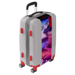 DIY CUSTOM MONOGRAM LUGGAGE W/ JAPANESE ART