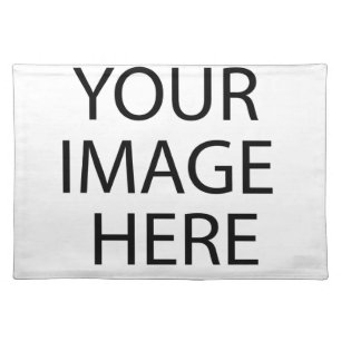 DIY Custom name personalize Patriotic Personalize Cloth Placemat