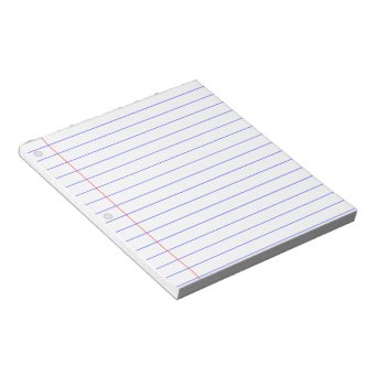 Diy Custom Notebook Paper Block With Thin Lines Notepad 