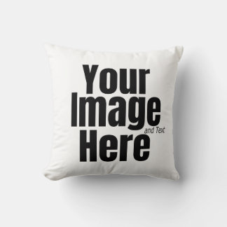 DIY Custom Photo and Text Throw Pillow