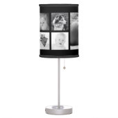 DIY Custom Photo Template with 9 Pictures Table Lamp (Left)