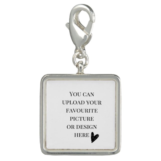 DIY, custom silver jewelry making Charm (Front)