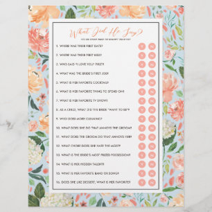 DIY Customize Your Bridal Shower Game with Photo