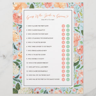 DIY Customize Your Bridal Shower Game with Photo