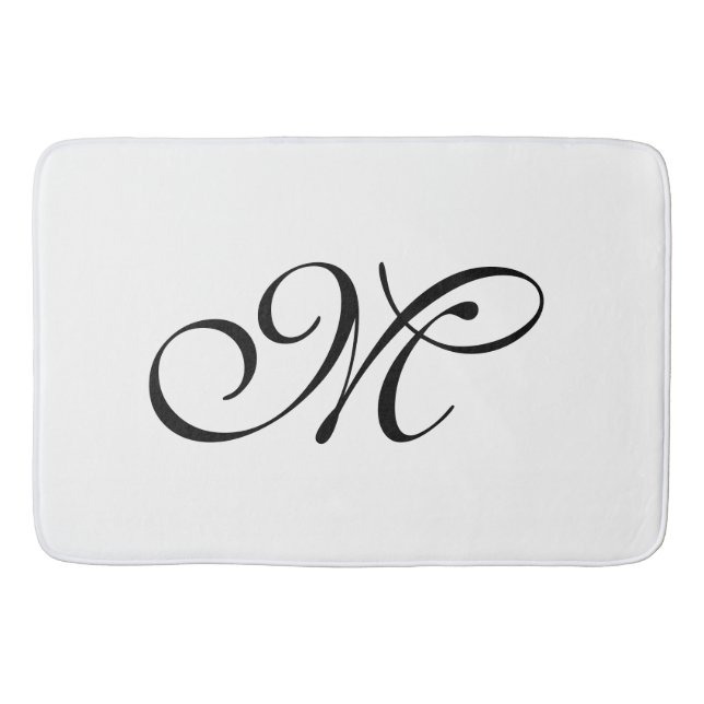 DIY - Customize your monogram, image, & ideas Bath Mat (Front)