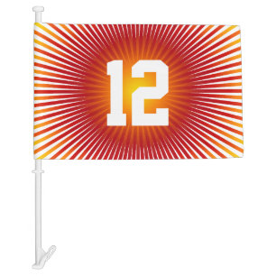 DIY - Customize your monogram, image, & ideas Car Flag
