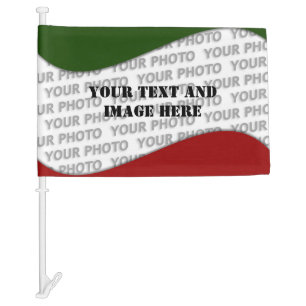 DIY - Customize your monogram, image, text & ideas Car Flag