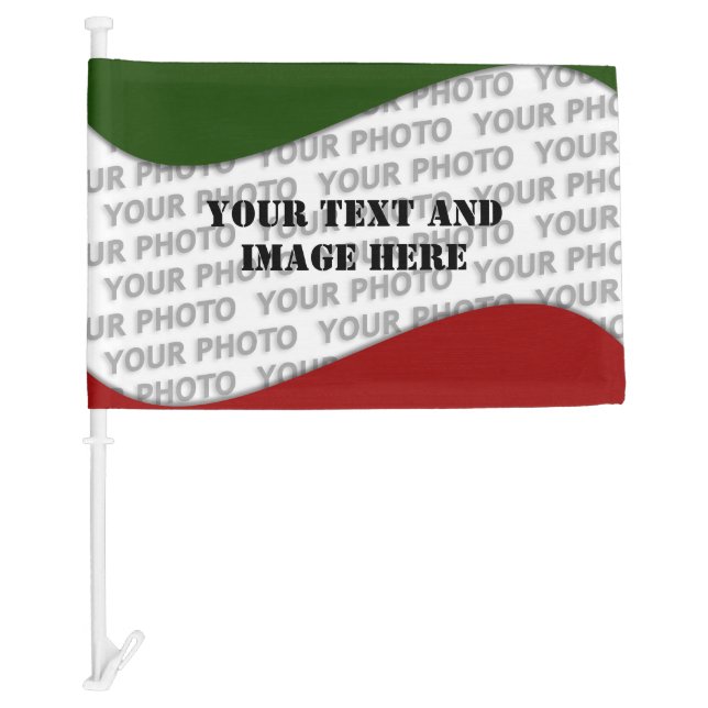 DIY - Customize your monogram, image, text & ideas Car Flag (Front)
