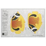 DIY Cut &amp; Sew Plush Halfmoon Butterflyfish Fabric