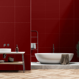DIY Dark Red Simple Authority® Wallpaper