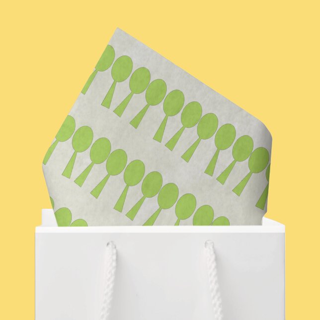 DIY Decoupage Modern Green Forest Tissue Paper (Creator Uploaded)