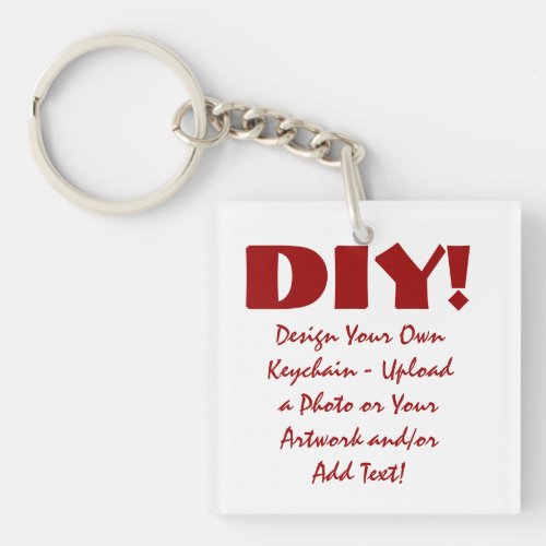 DIY Design Your Own Custom Key Chain