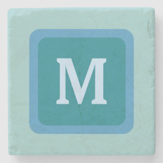 DIY Design Your Own Monogram Stone Coaster V13