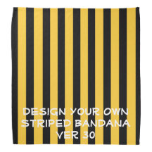 DIY Design Your Own STRIPED Bandana V030A