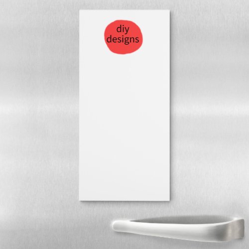 diy designs magnetic notepad