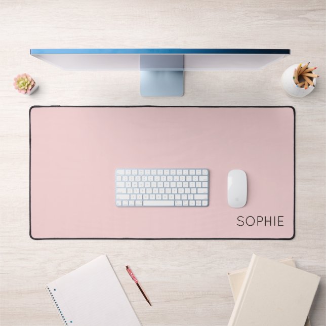 DIY Desk Mat | Custom Color, Text, Name, Monogram (Office 1)
