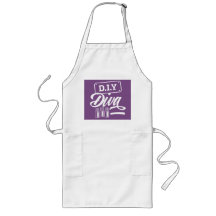 DIY DIVA Apron in Purple