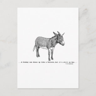 DIY DonkeyUnicorn ver2 Postcard