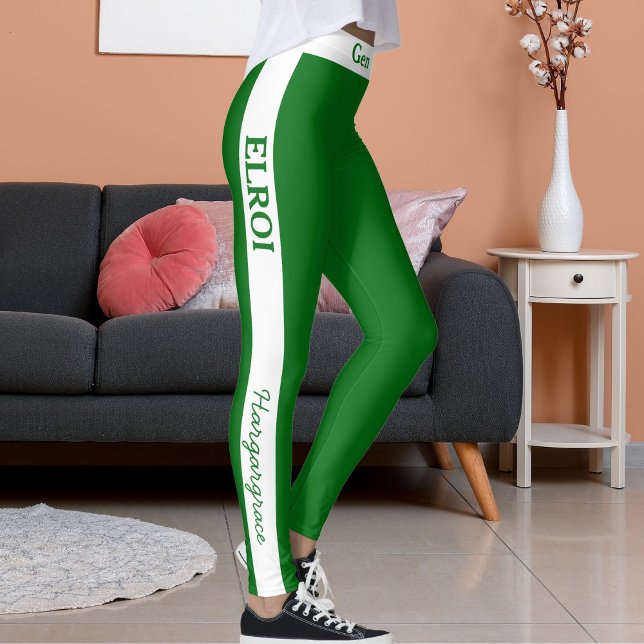 DIY Elegant Faith Base Bible Verse On Classy Green Leggings (Creator Uploaded)