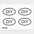 DIY Euro Style Oval Sticker | Zazzle