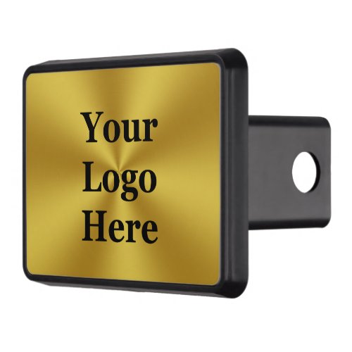 DIY Faux Brushed Gold Look Your Logo Here Hitch Cover