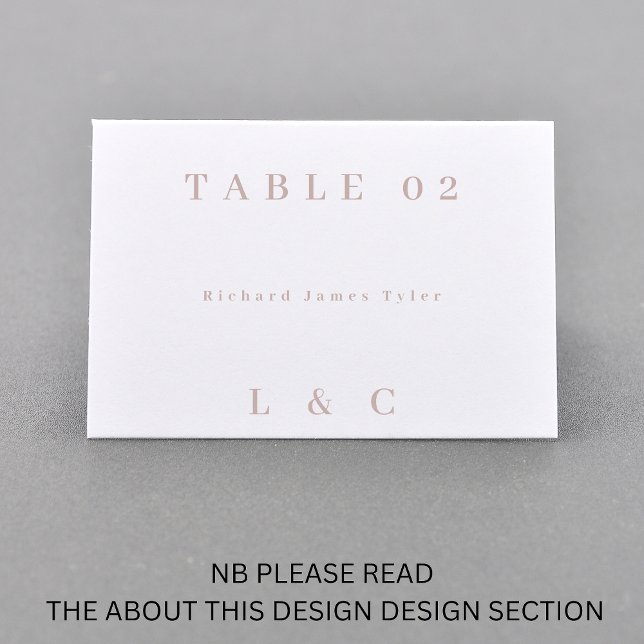 DIY Folded Modern Dirty Pink Place Cards (Creator Uploaded)