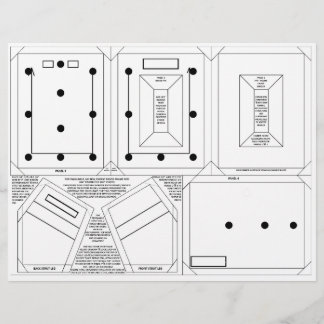 DIY frame pin ornament pattern for 2x3 photo