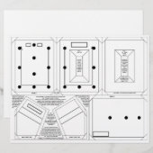 DIY frame pin ornament pattern for 2x3 photo (Front/Back)