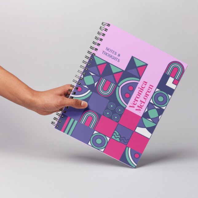 DIY Geometric Planner: Create Your Own Retro Chic  Planner (DIY Geometric Pink Planner: Create Your Own Retro Chic Planner)