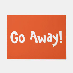 DIY Go Away! Doormat/DIY color Doormat