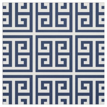 Diy Greek Key Pattern Custom Fabric by Jujulili at Zazzle
