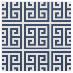 DIY Greek Key Pattern Custom Fabric