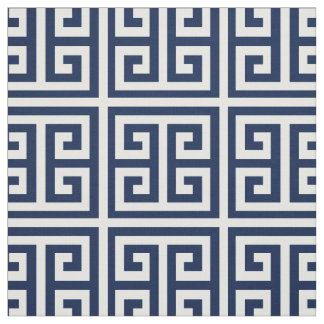 DIY Greek Key Pattern Custom Fabric