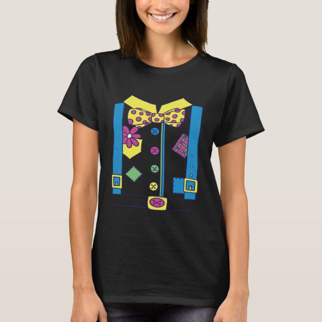 DIY Halloween Circus Clown Kids Adults T-Shirt (Front)