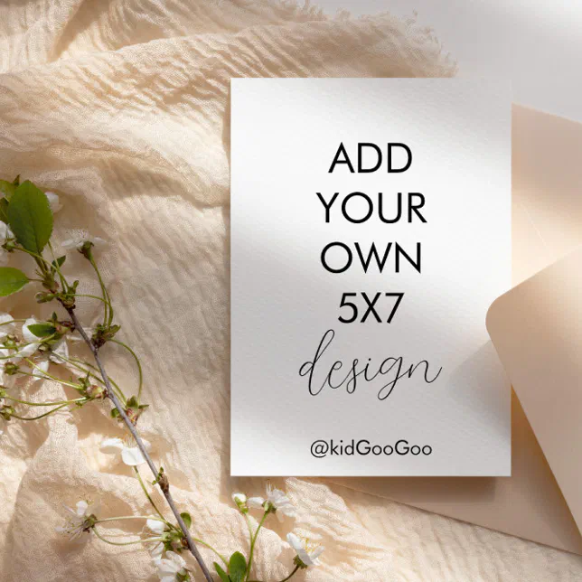 DIY Invitation Print Yourself Upload Your Own Zazzle
