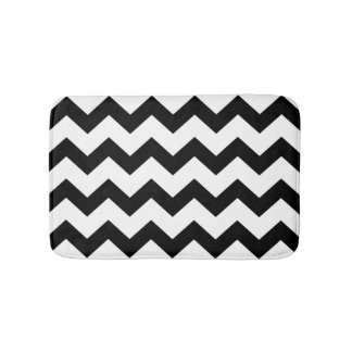 DIY Large Chevron Zigzag Pattern Custom Bathroom Mat