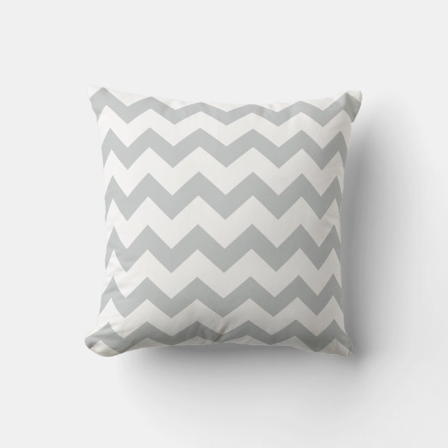 DIY Large Chevron Zigzag Pattern Custom Throw Pillow (Front)
