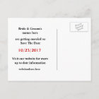 DIY Lotto Scratch Off Save the Date Post Card