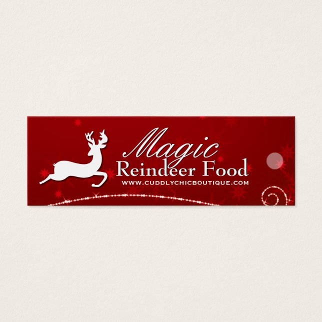 DIY - Magic Reindeer Food Hang Tags (Front)