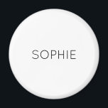 DIY Magnet | Custom Text, Color, Name, Monogram<br><div class="desc">Are you a Do It Yourselfer? Now you can make your own personalized magnet with our easy to use DIY templates. Add a name. Initials. A monogram. A photo. A logo or other image. Choose your own  background color,  too. Go ahead,  be creative and Simply DIY!</div>